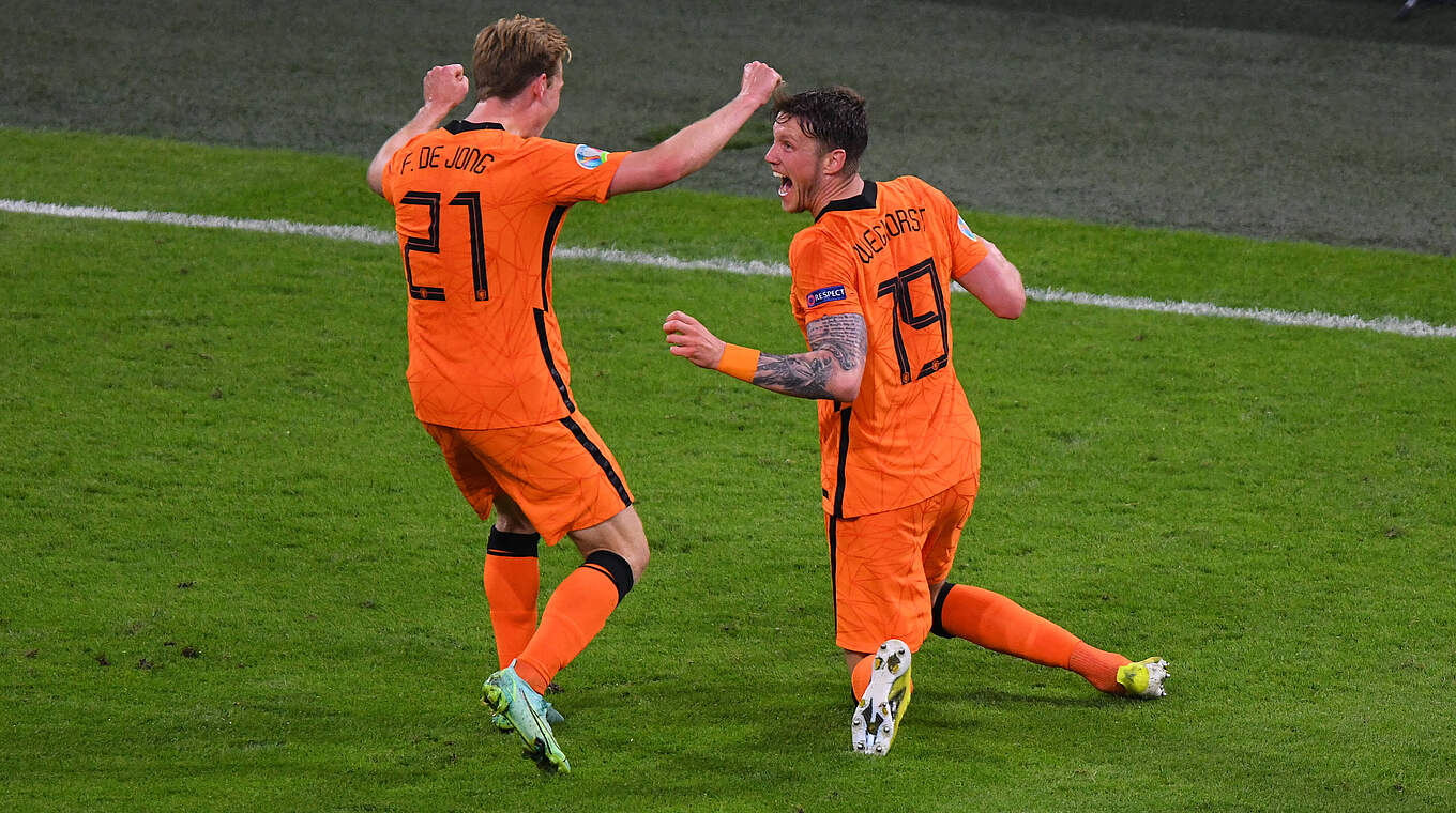 Jubel bei der Niederlande: auch Wout Weghorst (r.) traf © Imago