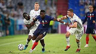 Paul Pogba was tough to keep under control © Getty Images