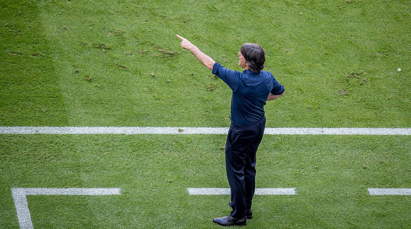 Bundestrainer Joachim Löw: "Wir haben zu Recht in der Höhe gewonnen" © GES