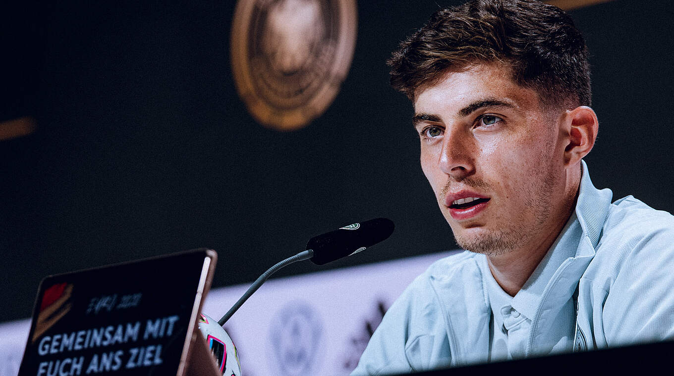 Havertz: "We will do all we can to leave as winners." © DFB/PHILIPPREINHARD.COM