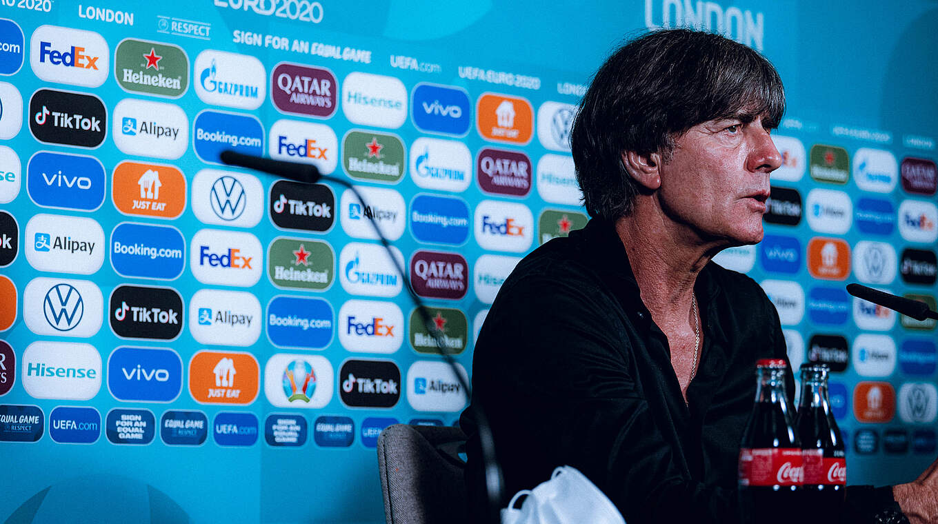 Joachim Löw: "In allererster Linie freuen wir uns auf das Spiel und so einen Abend" © Philipp Reinhard