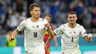 Große Freude in München: Italien steht bei der EURO unter den letzten Vier © 2021 Getty Images