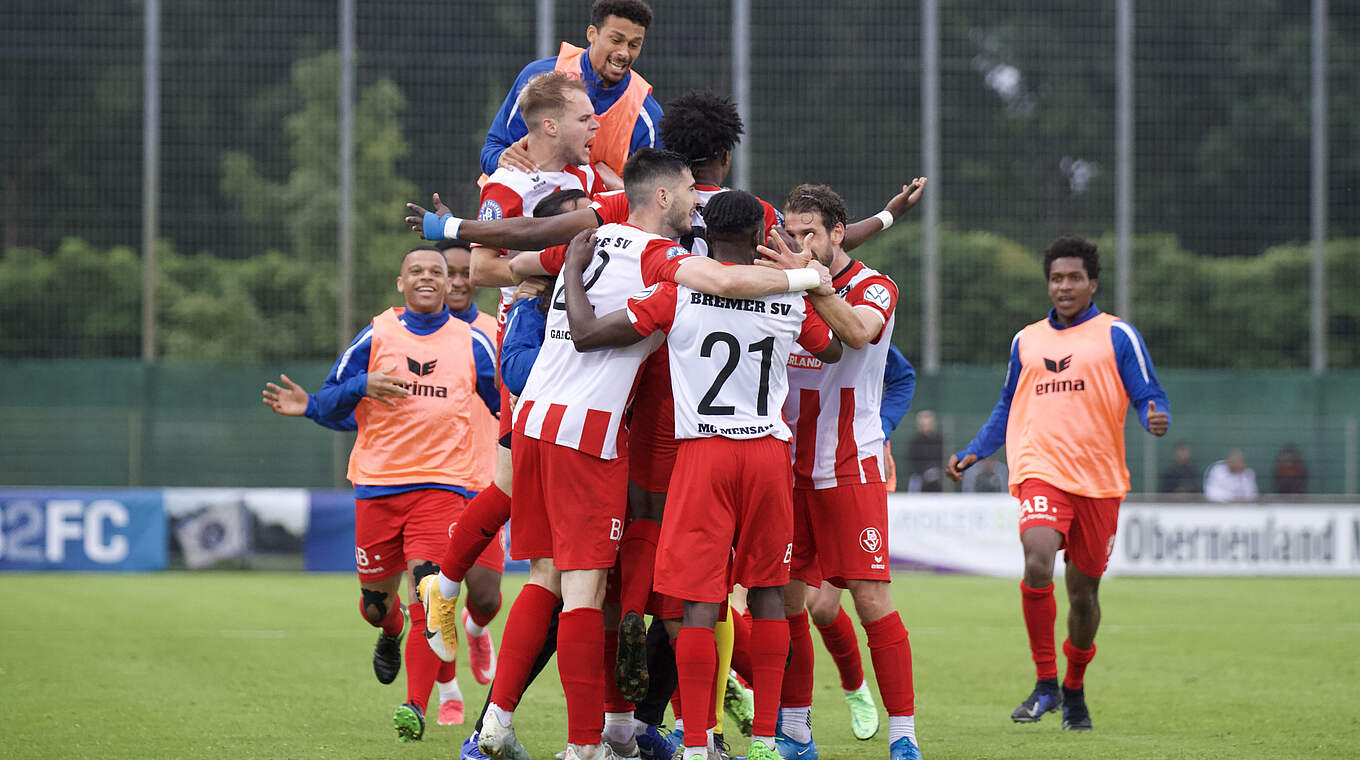 Bremer SV were the last side to book their place in the DFB-Pokal. © Soller Fotografie