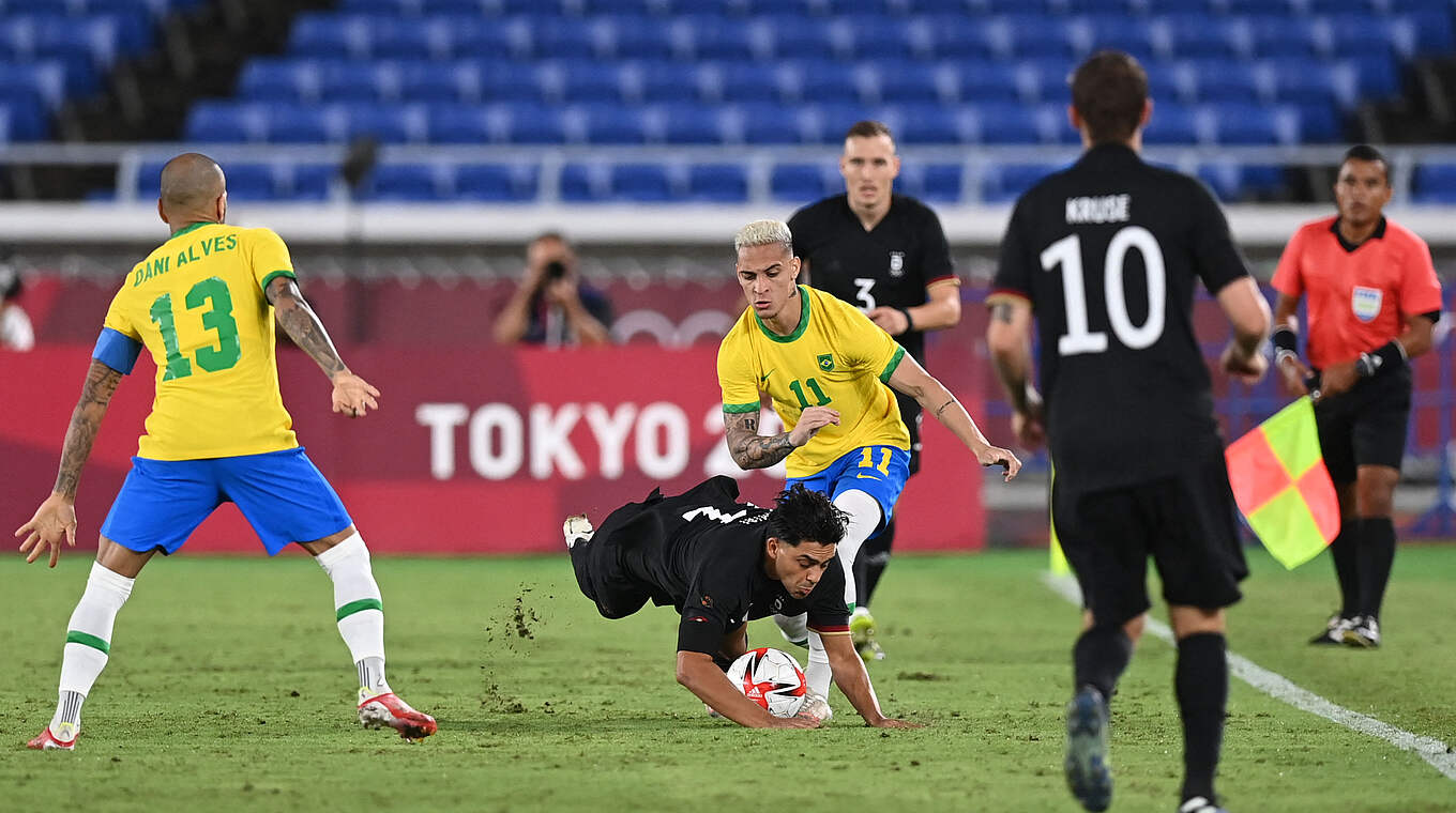 It was a tough start for Nadiem Amiri and Germany at Tokyo 2020. © Getty Images