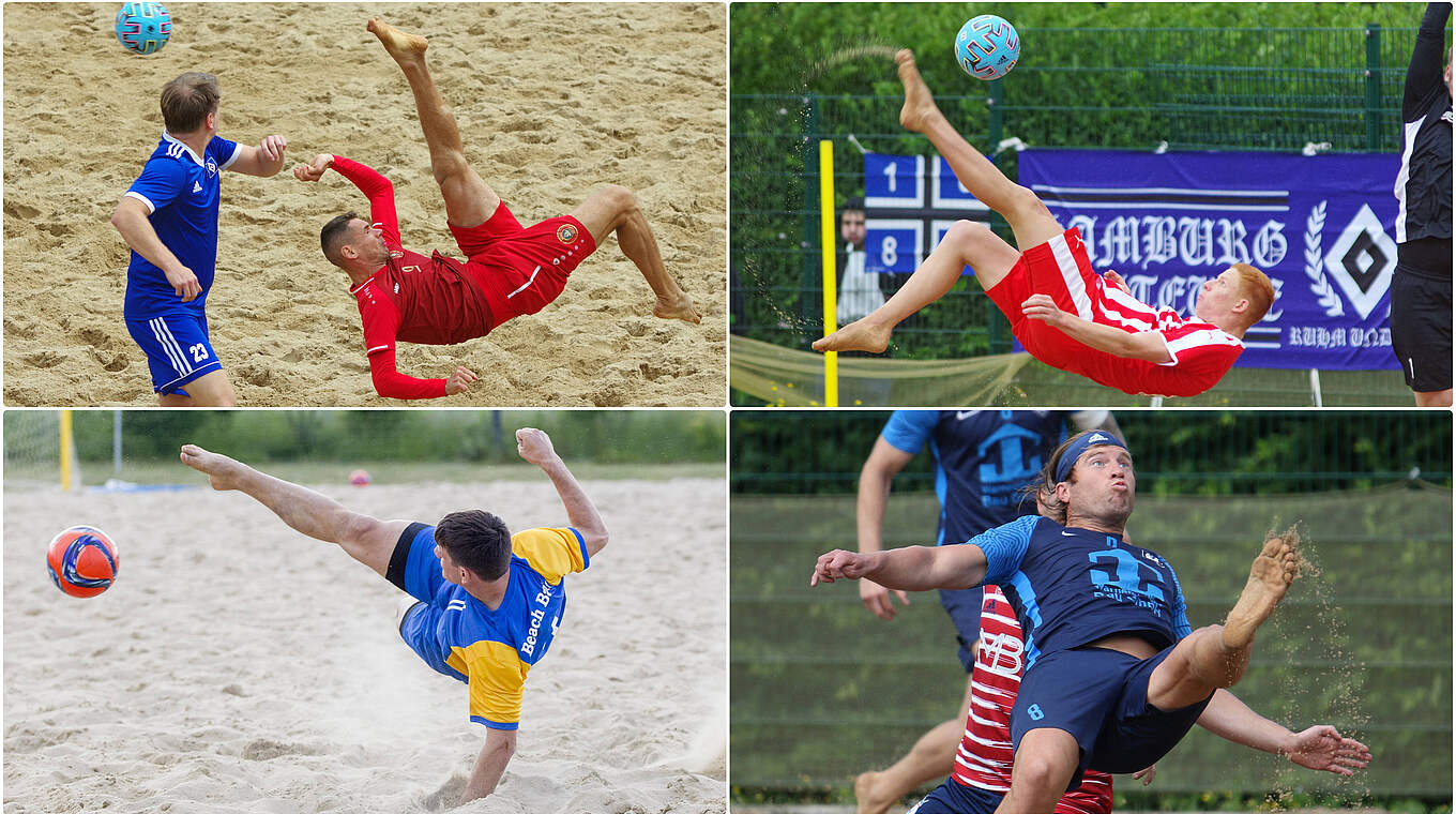 Die vier Finalisten: "Das Publikum kann sich auf spektakulären Sport freuen" © Bilder: Imago, Collage: DFB.de