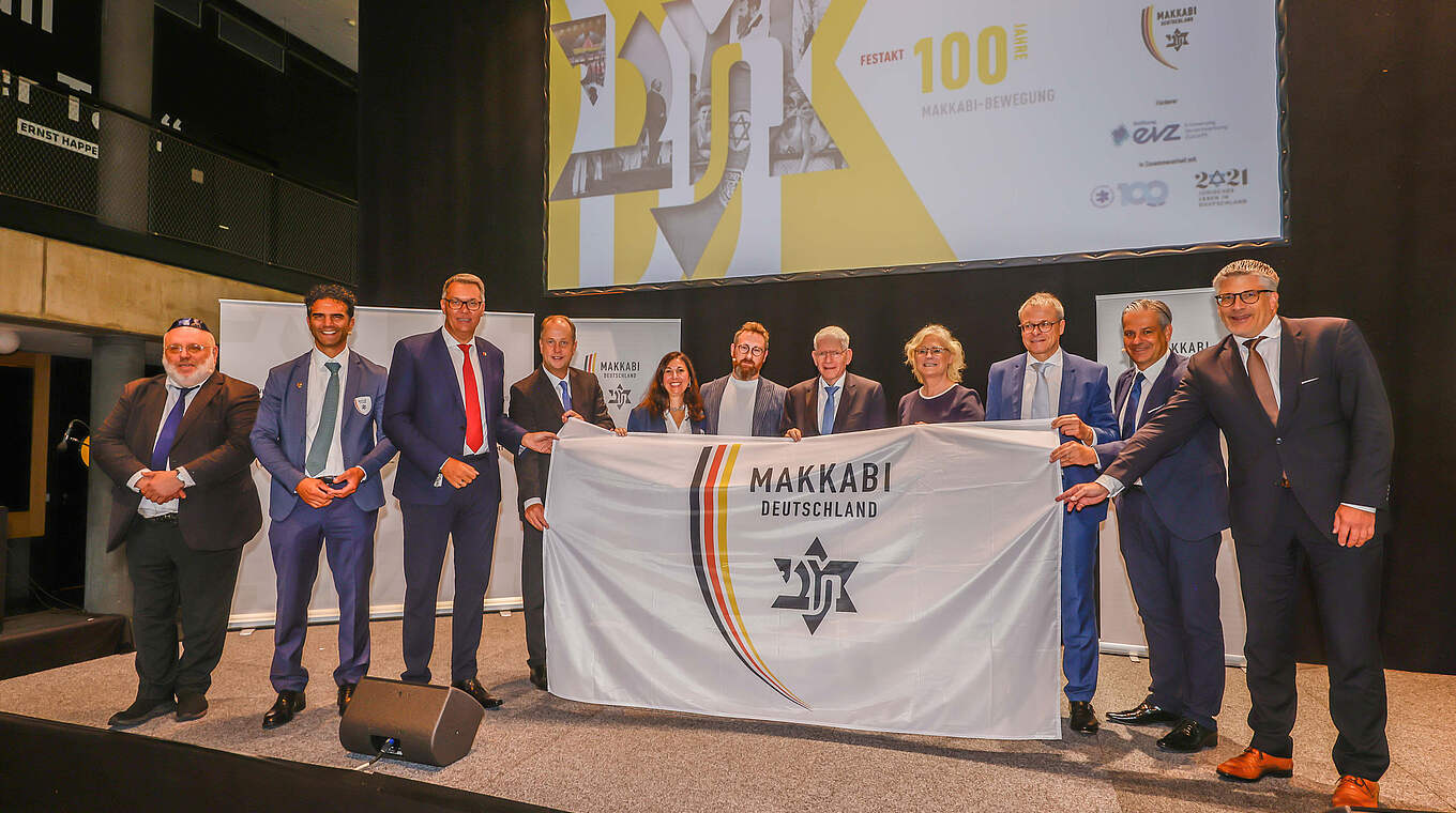 Jubiläumsfeier: Maccabi-Weltunion feiert 100-jähriges Bestehen © DFB