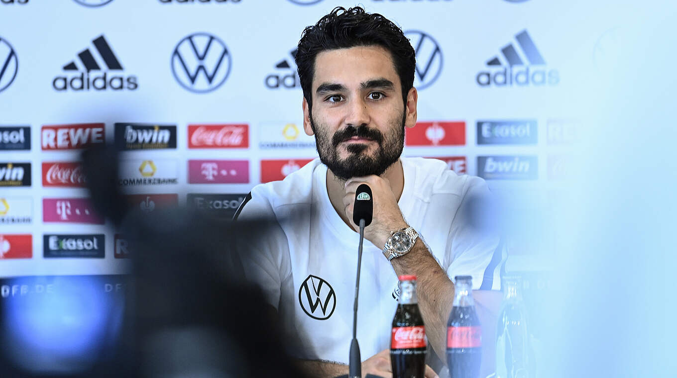 Ilkay Gündogan: "I am happy to be a part of the team again." © GES