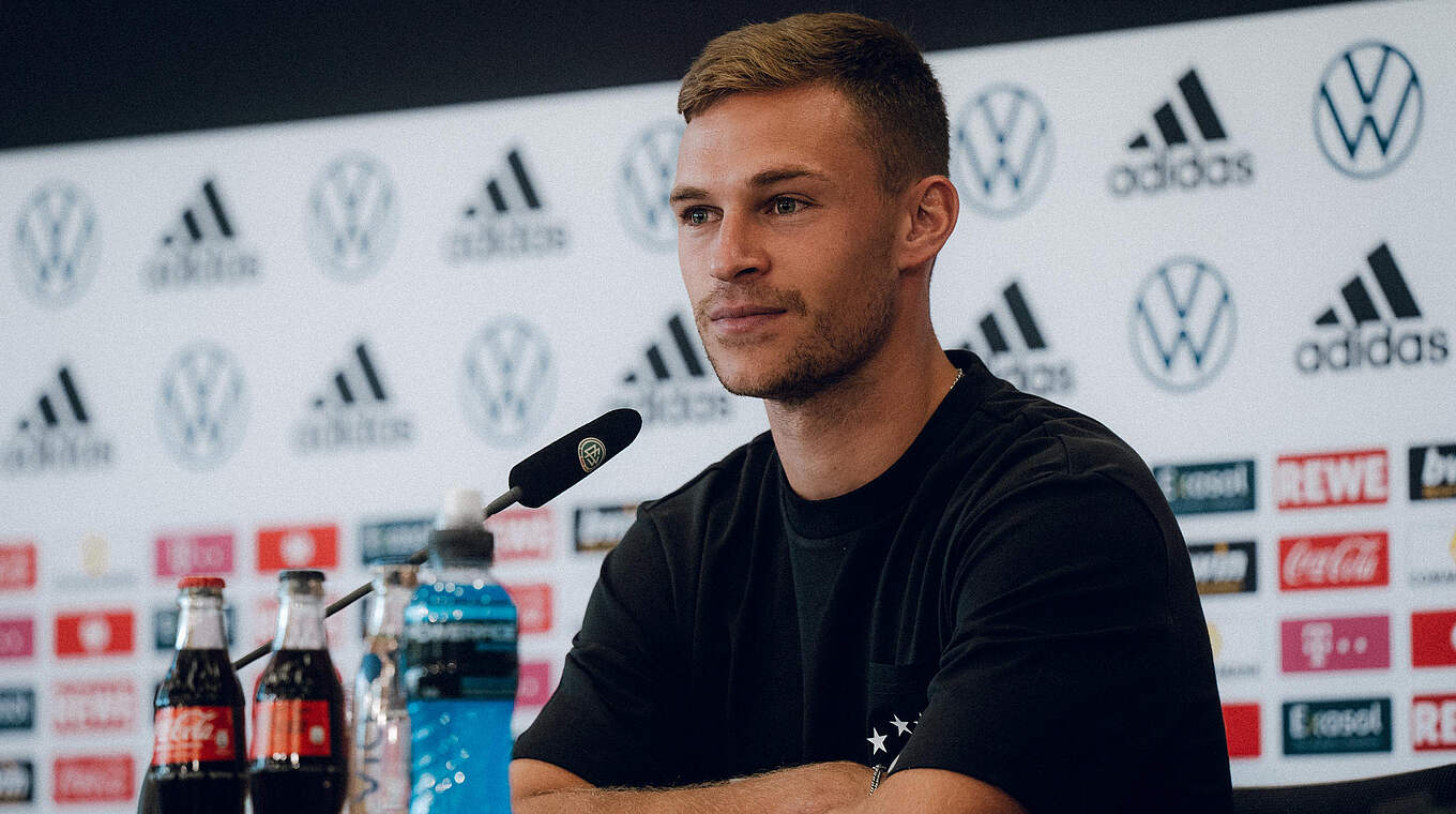 Joshua Kimmich: "It's important for us to get a big win by playing well." © Philipp Reinhard