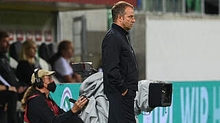 Hansi Flick saw room for improvement after his debut in the Germany dugout © GettyImages