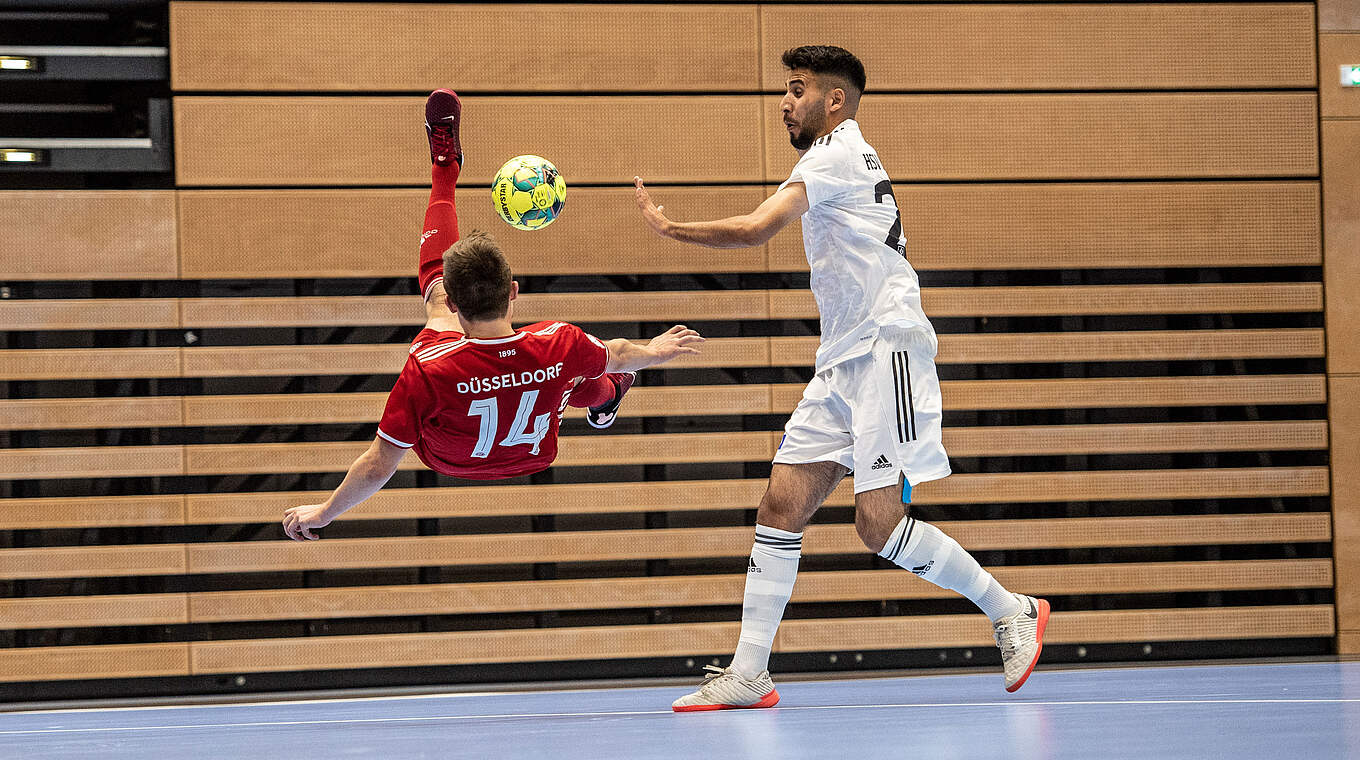 Thiemann (l.): "Wir haben gezeigt, wie geil Futsal sein kann" © Getty Images