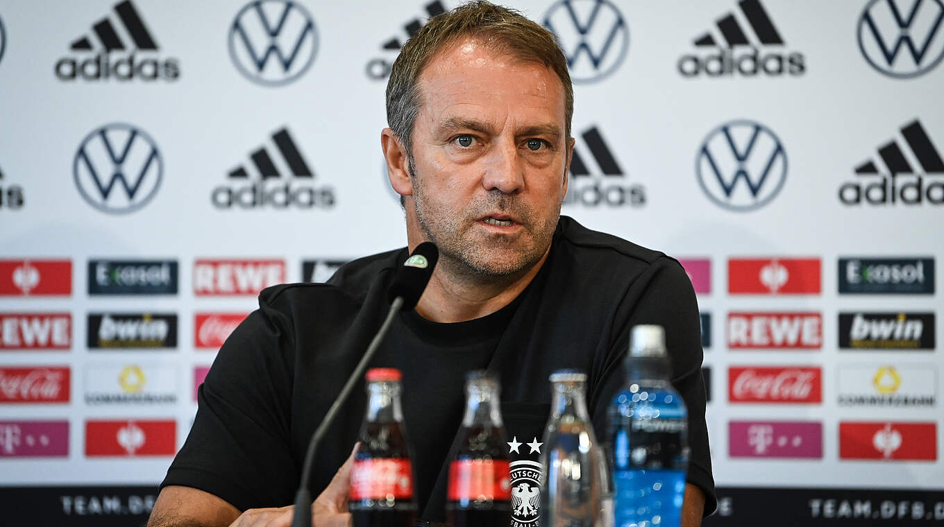 Flick: "We want to keep as many positions the same." © Thomas Böcker/DFB