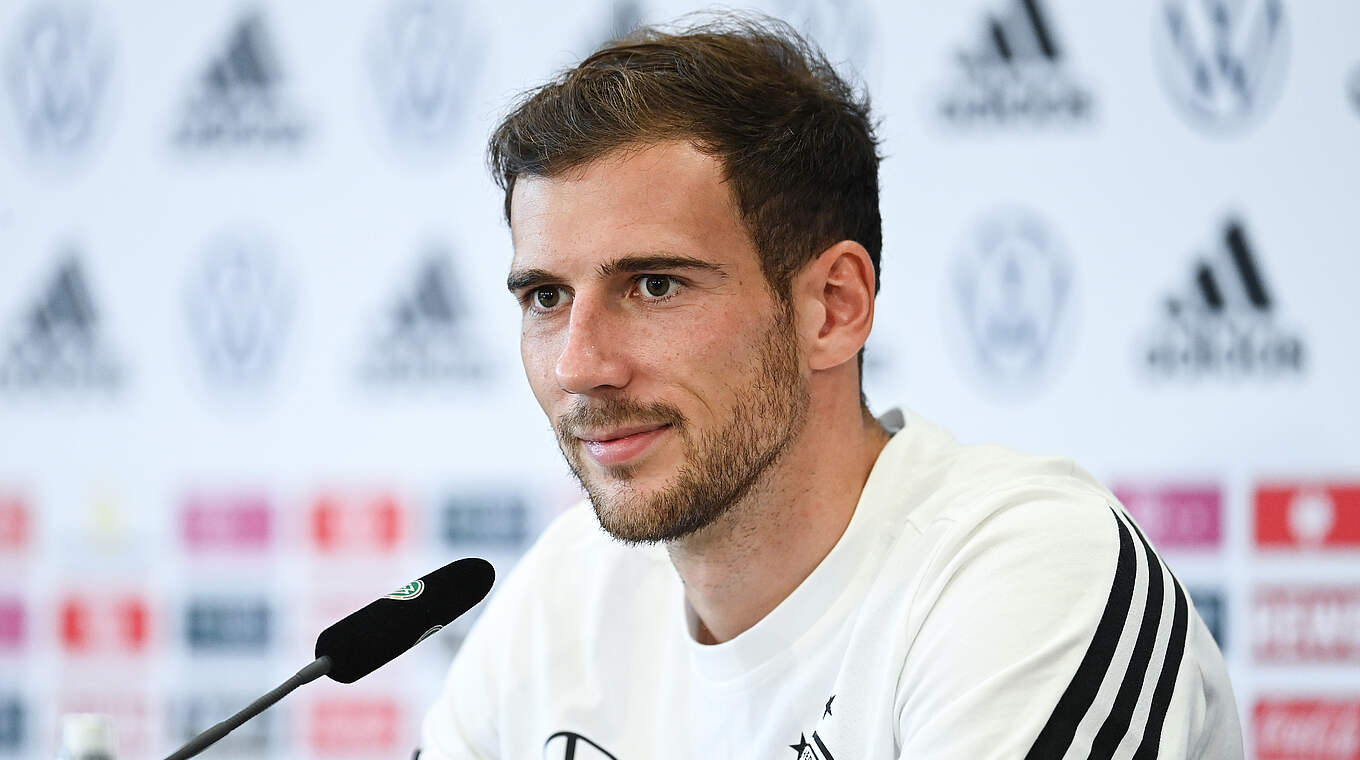 Leon Goretzka: "We want to put in a strong performance, that’s the main goal." © GES