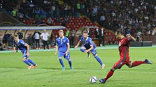 Sein Treffer reichte nicht: Henrich Mchitarjan mit dem 1:0 für Armenien © imago images