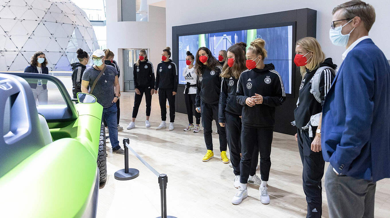 Abwechslung vor der WM-Qualifikation: Rundgang zu ausgewählten Stationen © DFB/Maja Hitij/Getty Images