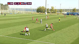 Kein Sieger: Die deutsche U 19 und Russland trennen sich torlos unentschieden © DFB