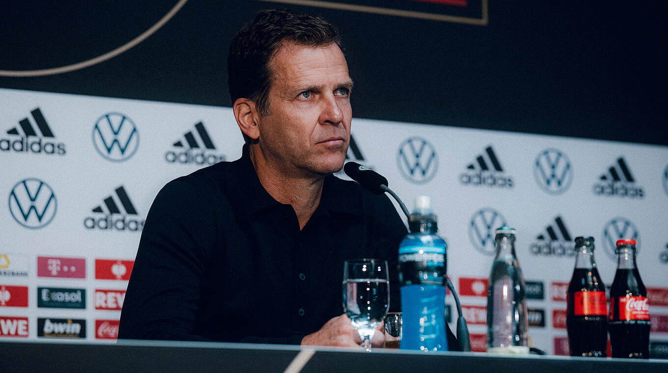 Oliver Bierhoff: "We want to be the best in the world" © Philipp Reinhard