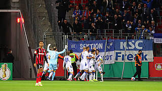Surprise in the BayArena: Karlsruhe dump Leverkusen out of the cup © imago