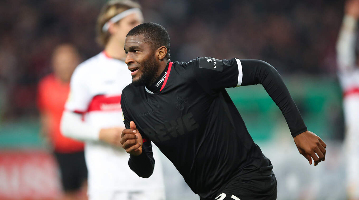 Anthony Modeste's braces sees Köln through to the next round © Getty Images