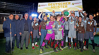 Nach zuletzt drei verlorenen Endspielen: Der FC St. Pauli ist Blindenfußballmeister © Carsten Kobow