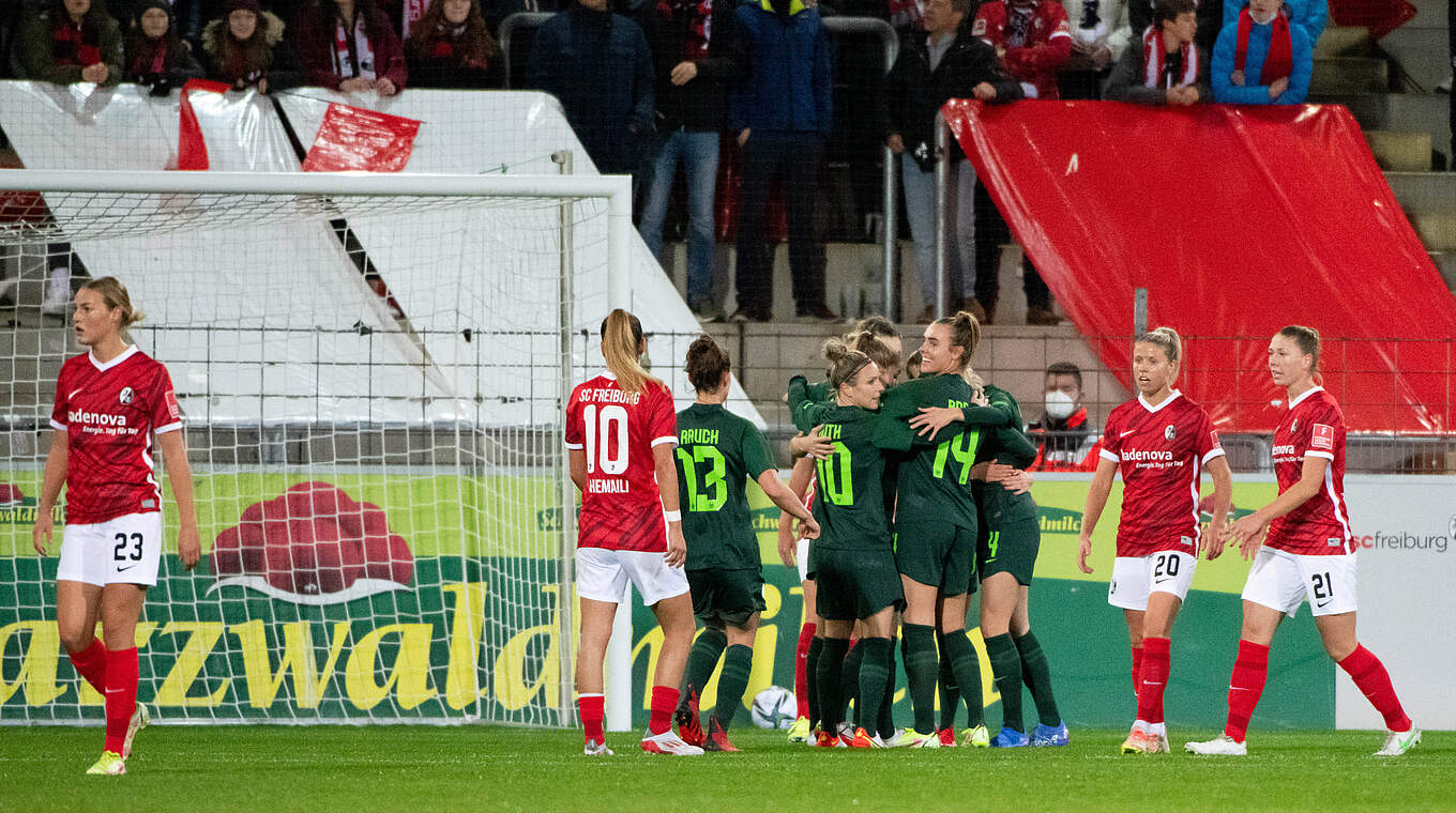37. Pokalerfolg in Serie: Wolfsburg setzt sich auch in Freiburg durch © imago