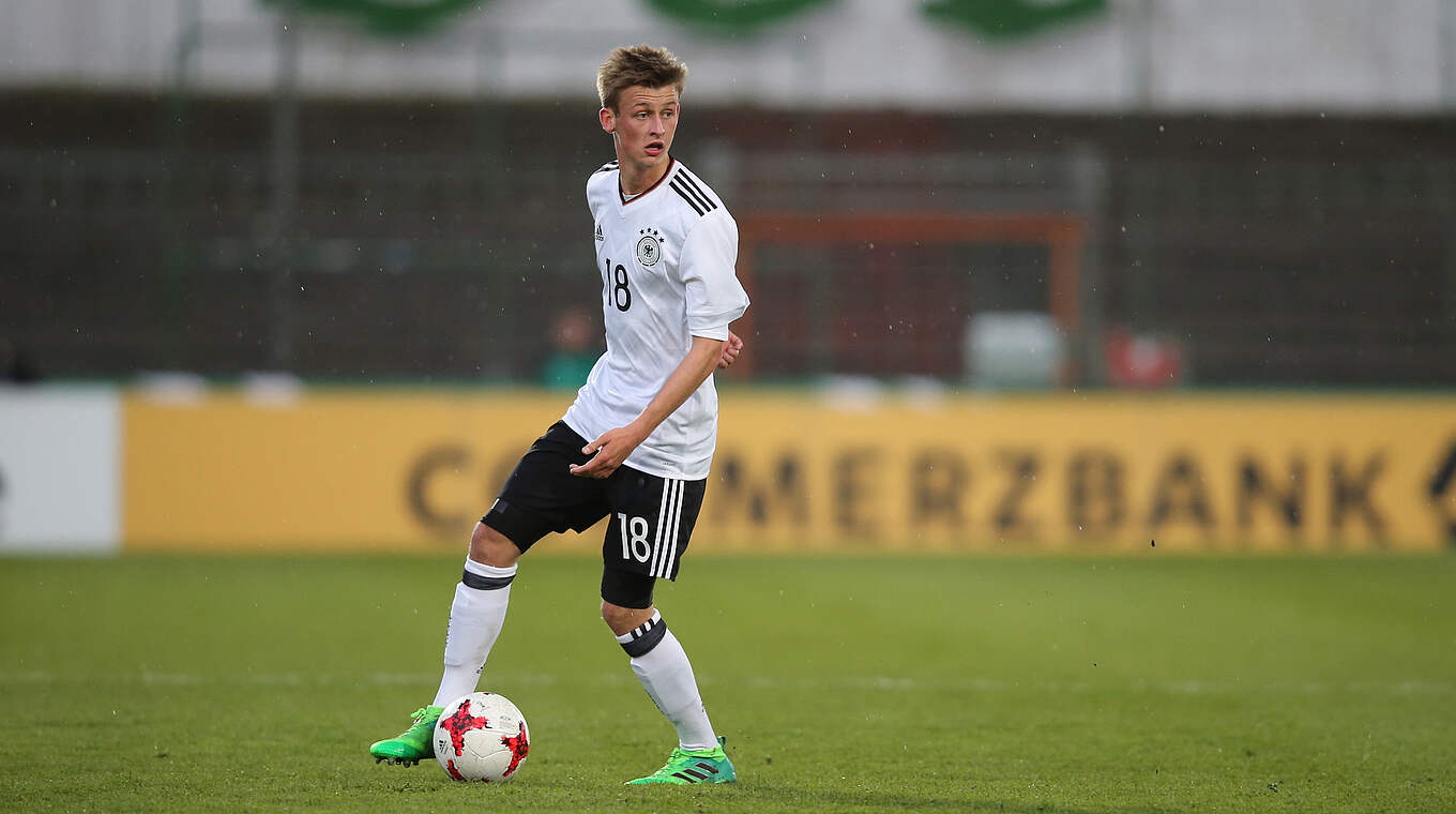 "Das war eine Riesensache": Klaas im DFB-Trikot für die U 19-Junioren © Getty Images