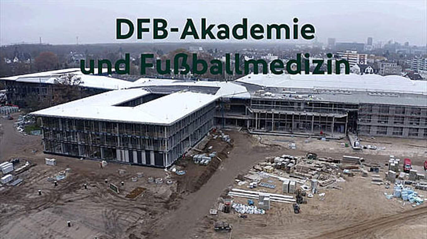 "Schwerpunkte des medizinischen Zentrums": DFB-Akademie mit Drei-Säulen-Modell © DFB