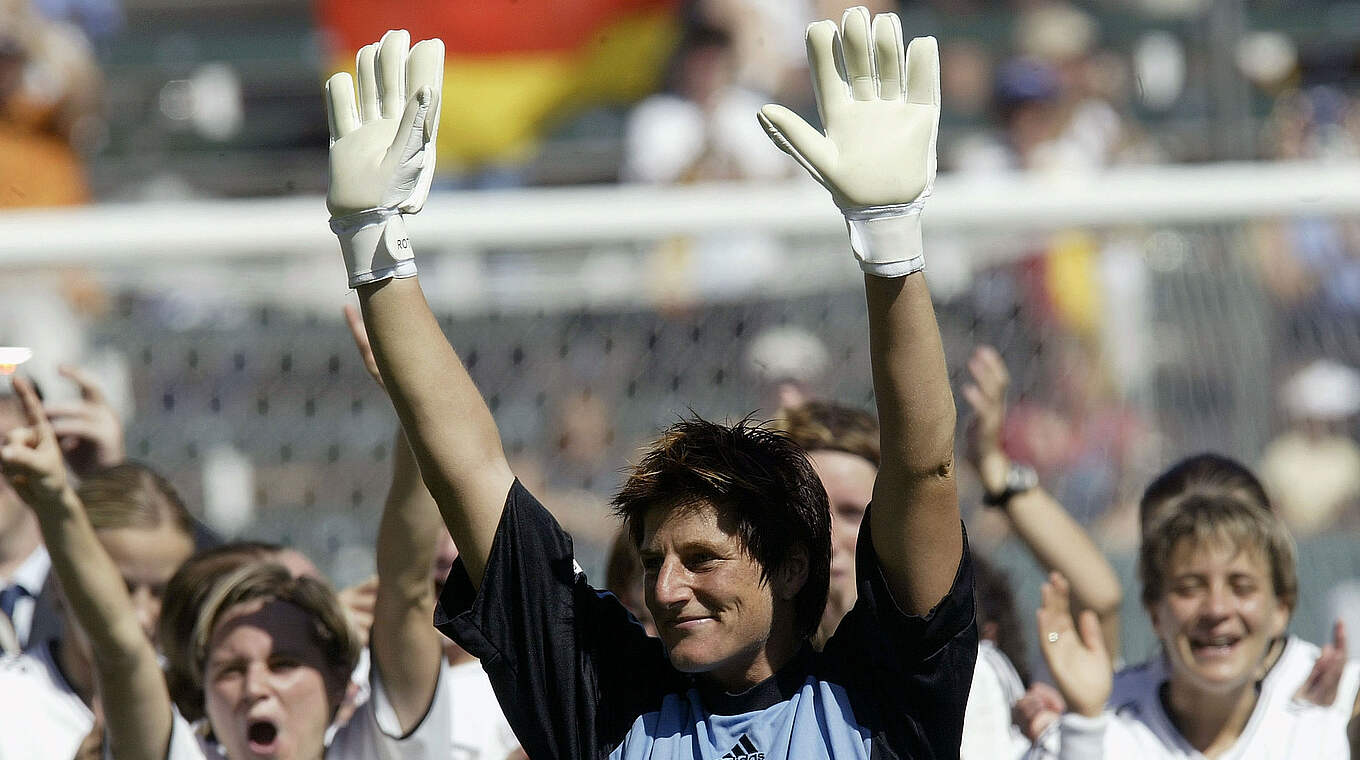 Weltmeisterin mit den DFB-Frauen und auch Welttorhüterin 2003: Silke Rottenberg © Getty Images
