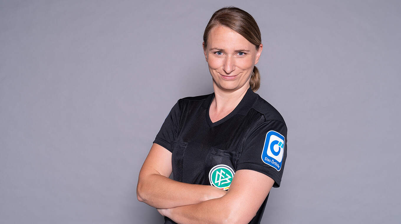 Leitet ihre 77. Partie in der Frauen-Bundesliga: Schiedsrichterin Kathrin Heimann © DFB