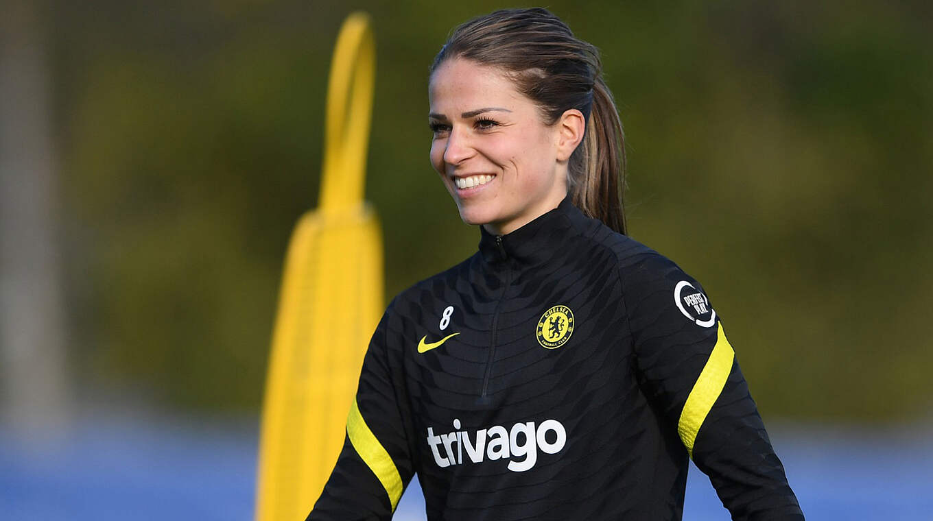 "Ein ganz persönliches Glück": Nationalspielerin Melanie Leupolz vom FC Chelsea © Chelsea FC