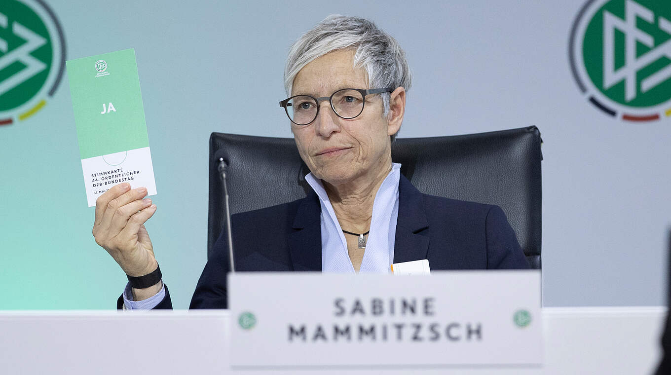 Vizepräsidentin Mammitzsch: "Wir wollen uns in allen Bereichen weiterentwickeln" © Thomas Böcker/DFB