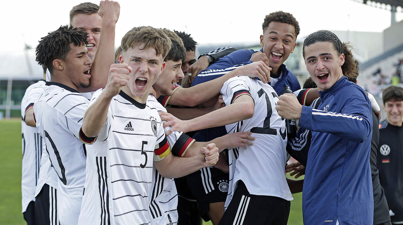 "Ziel ist es, die Entwicklung des UEFA-Turniers weiterzuführen": die deutsche U 16 © Getty Images