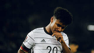 Muss auf seinen vierten Einsatz im DFB-Team warten: Karim Adeyemi © Philipp Reinhard