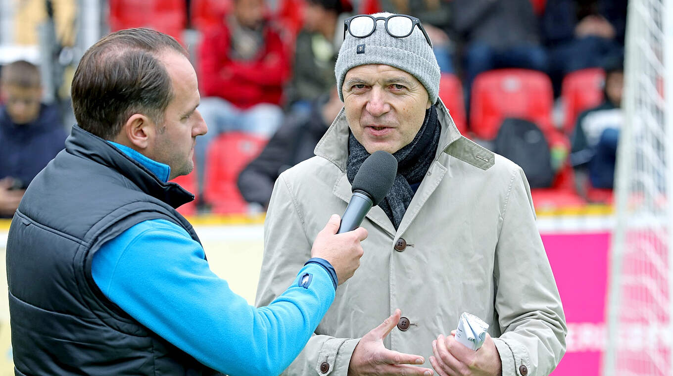 Zu Gast beim Finalspieltag 2021 in Bonn: DFB-Präsident Bernd Neuendorf © DFB-Stiftung Sepp Herberger