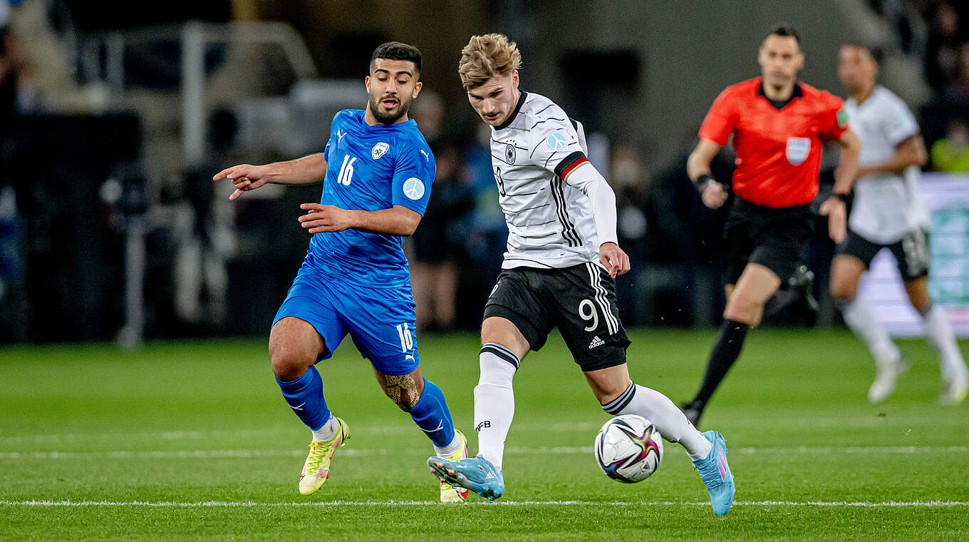 Timo Werner (R) scored his 22nd international goal and made it 2-0 © GES