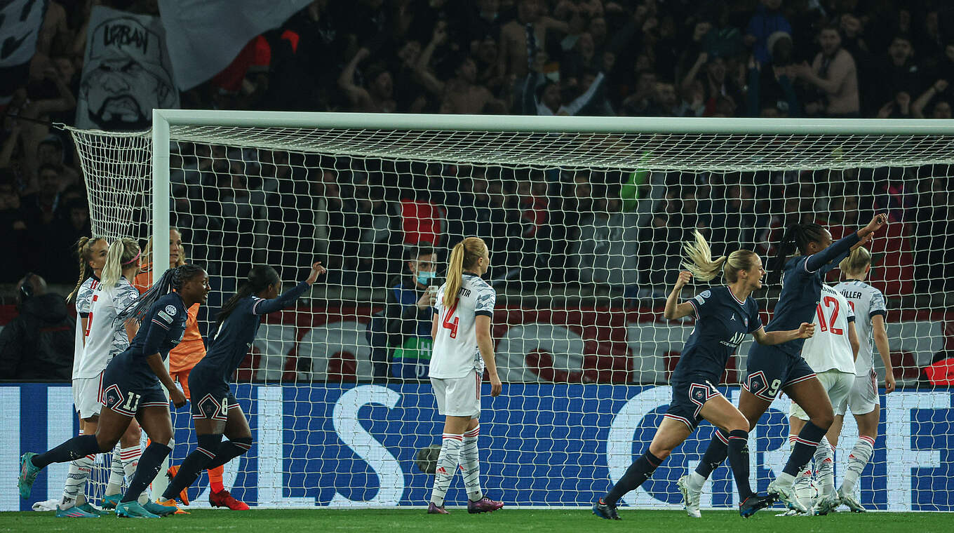Der Auftakt Richtung Halbfinale: Paris jubelt über das 1:0 durch Sandy Baltimore © Getty Images