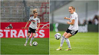 Fallen für die Länderspiele aus: Lena Lattwein (l.) und Sydney Lohmann © imago/Getty/ Collage DFB