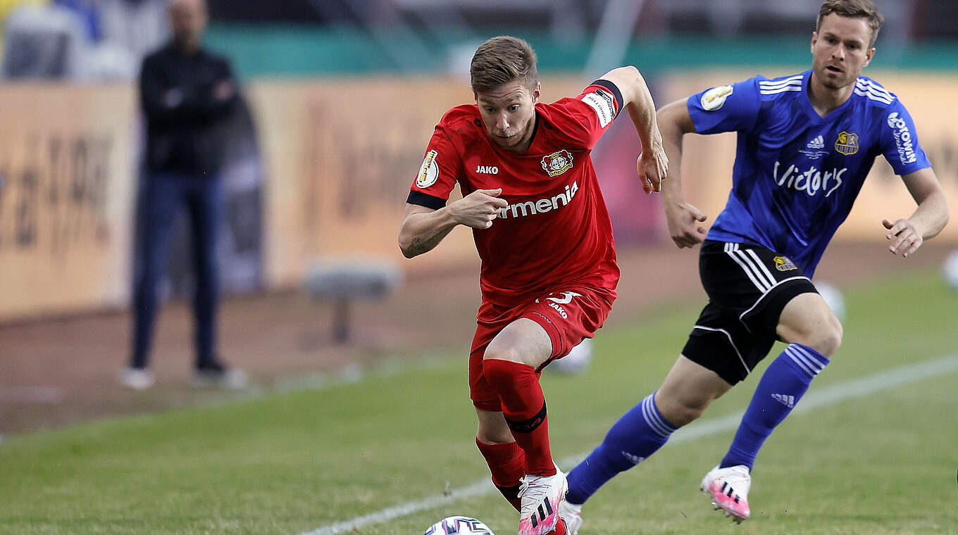 Jacob im DFB-Pokal gegen Leverkusen: "Waren über die Landesgrenzen in aller Munde" © Getty Images