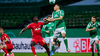 Maximilian Eggestein (re.) stand mit Werder Bremen zweimal im Halbfinale des DFB-Pokals © Thomas Boecker/ DFB