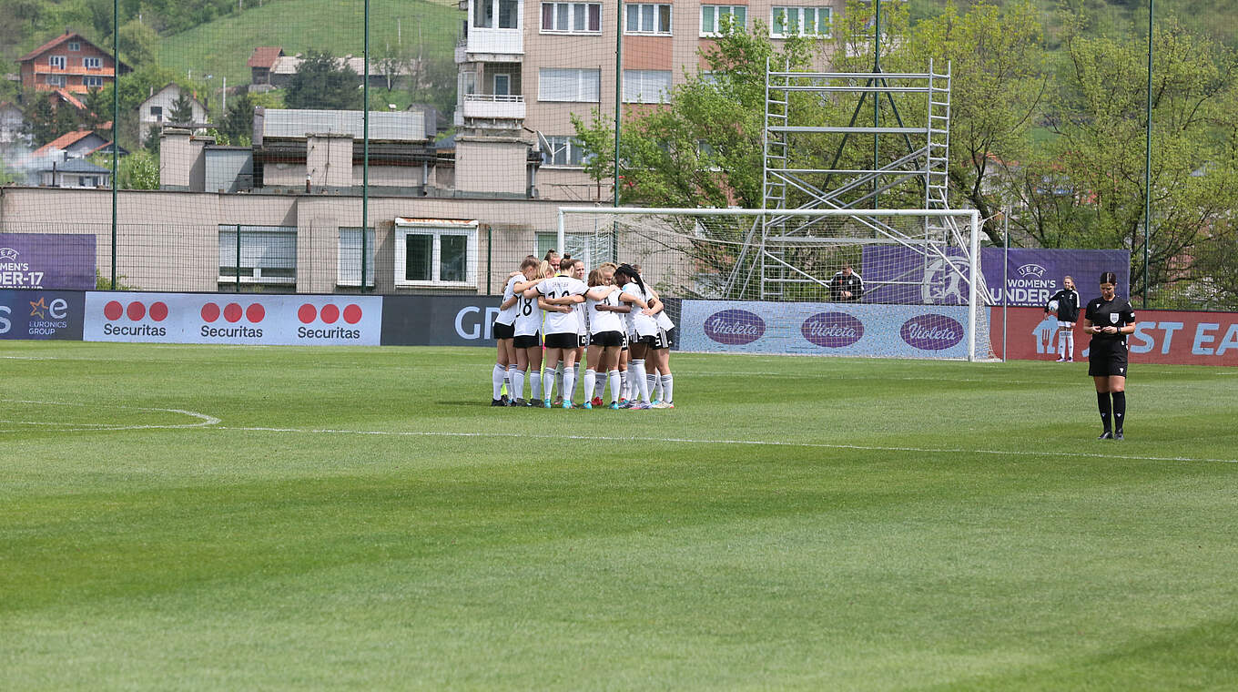 "Wir sind im Turnier angekommen und wollen den nächsten Schritt machen": die U 17 © UEFA/Jasmin Hadzic/Bosnia and Herzegovina Football Federation