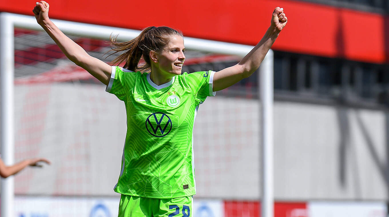 Verlängert ihren Vertrag in Wolfsburg vorzeitig: Tabea Waßmuth © IMAGO / foto2press