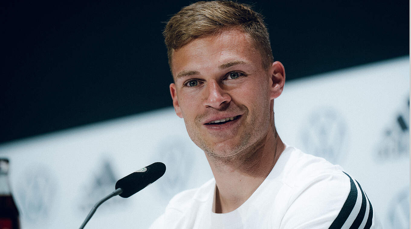 Kimmich: "The Nations League is a competition, which we are looking forward to." © Philipp Reinhard/DFB