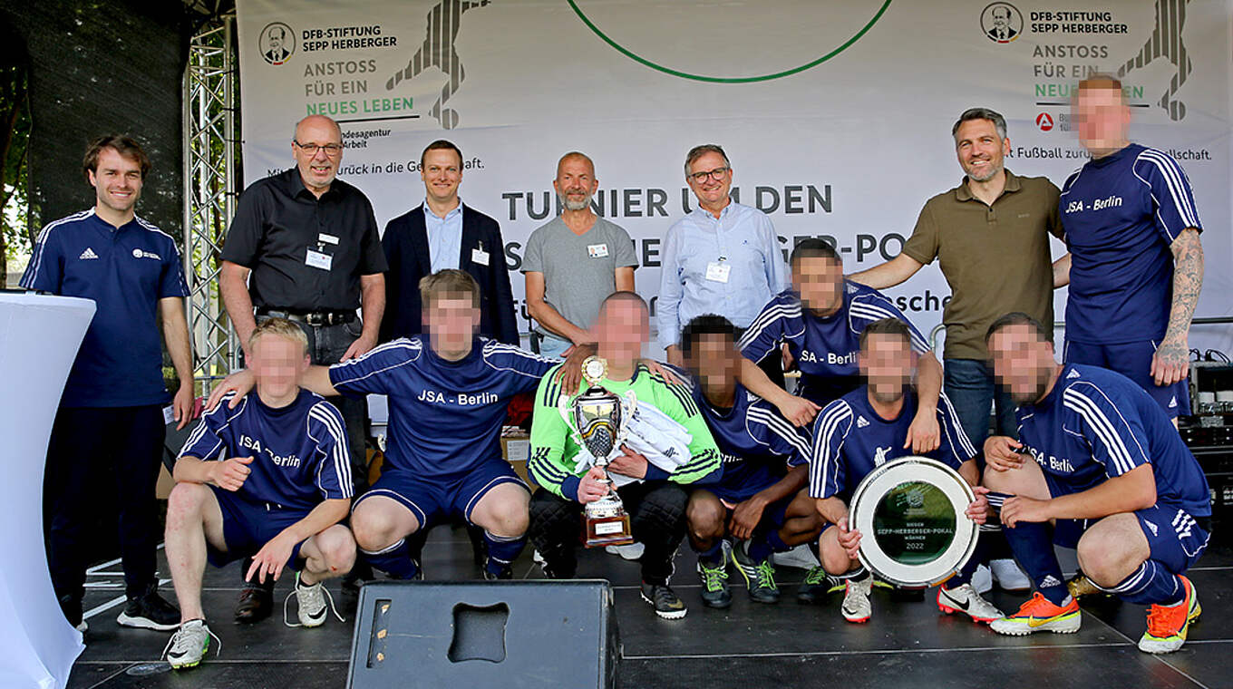 Die Gewinner vom Sepp-Herberger-Pokal: Die JSA Berlin © Carsten Kobow/DFB-Stiftung Sepp Herberger