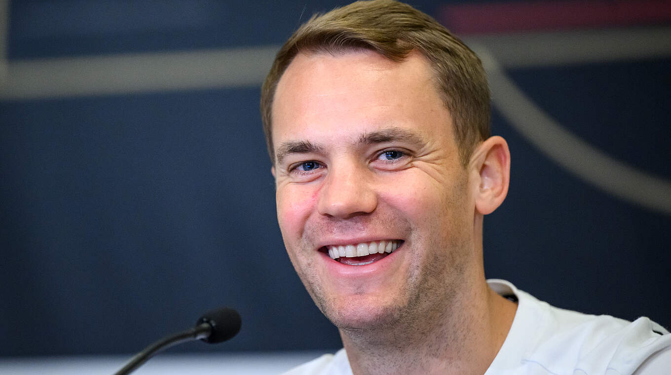 Neuer: "We want to pick up the three points against Italy give ourselves a lift." © GES/Marvin Ibo Güngör