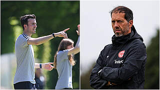 Stehen sich im Endspiel gegenüber: Niels Quante (l.) und Wolfgang Schmidt © GettyImages/imago/Collage DFB