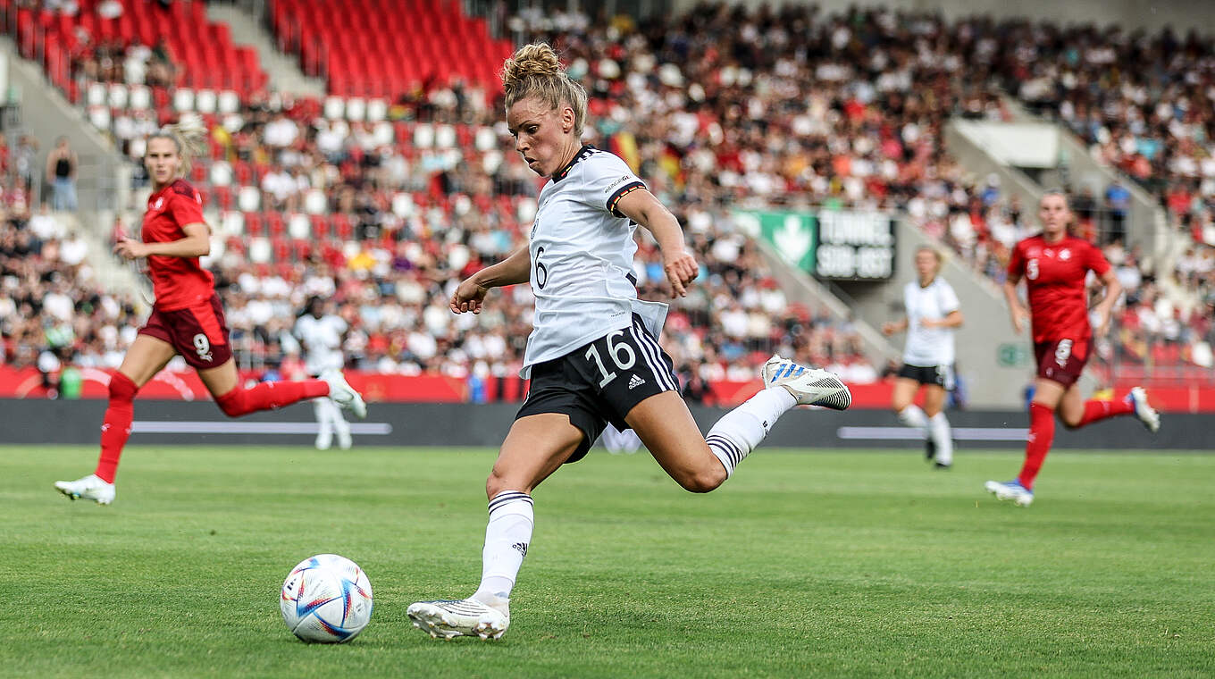 Linda Dallmann: "Ein Spiel mit so viel Spielfreude hat uns vor dem Turnier noch gefehlt" © Getty Images/DFB/Maja Hitij