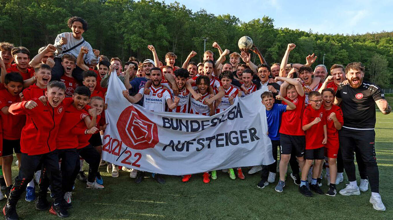 Dritte Saison erstklassig: Die U 17 der Sportfreunde Siegen © Sportfreunde Siegen