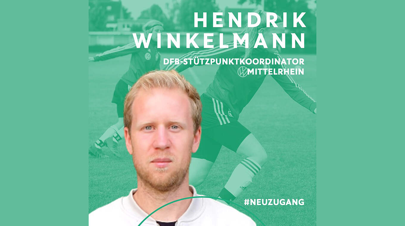 Ab dem 1. Juli 2022 Stützpunktkoordinator im Mittelrhein: Hendrik Winkelmann © DFB