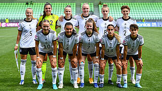Nach zwei Niederlagen muss nun ein Sieg her: die deutschen U 19-Frauen © UEFA / Ben McShane / Sportsfile