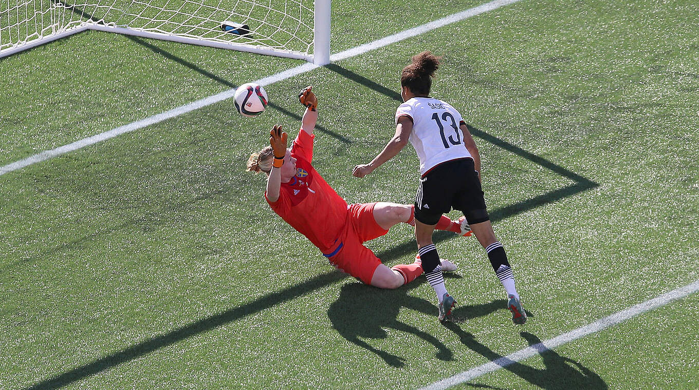 Celia Sasic bei der WM 2015 © Getty Images