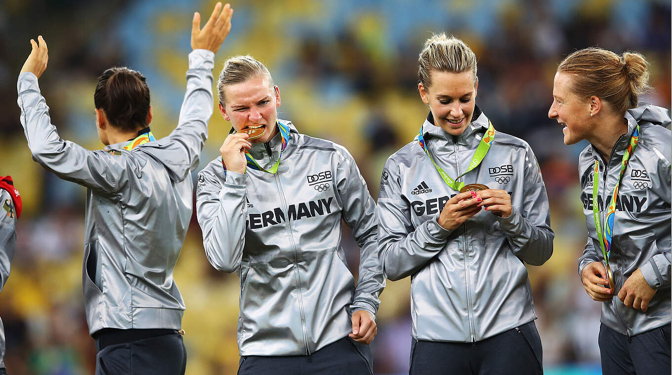 Die Olympiasiegerinnen 2016 © Getty Images